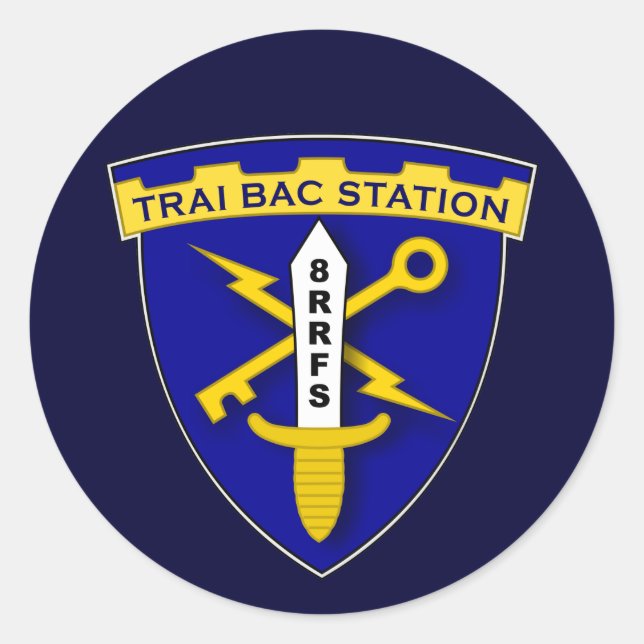 Sticker Rond Station Bac de Trai 1 (Devant)