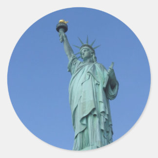 Sticker Rond Statue de la Liberté