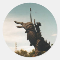 Statue d'un bullrider (kkincade12)
