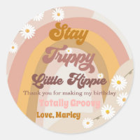 Stay Trippy Little Hippie Retro Super Merci
