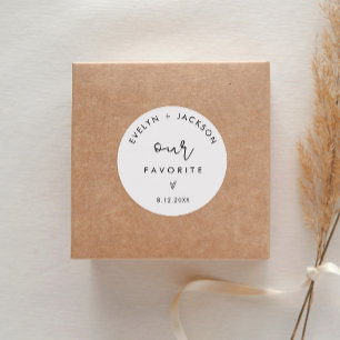 Sticker Rond STELLA Notre traitement favori Favor 1,5" (feuille