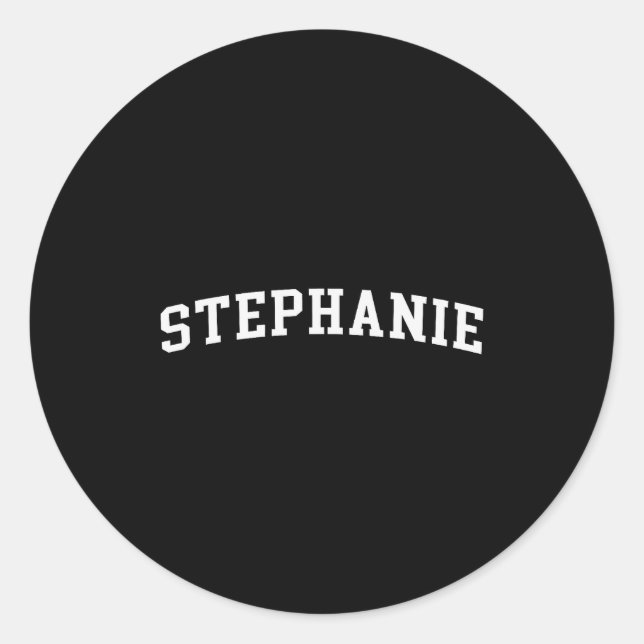 Sticker Rond Stephanie  (Devant)