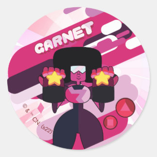 Sticker Rond Steven Universe | Graphique de caractères Garnet