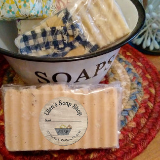 Sticker Rond Stick à odeur de savon de style champêtre