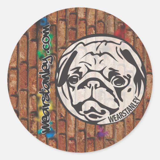 STICKER ROND STICK IT ! (Devant)