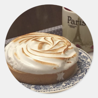 STICKER ROND STICK IT - TARTELETTE AU CITRON