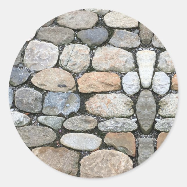 STICKER ROND STICK IT - VIEUX COBBLES MONDIAUX (Devant)