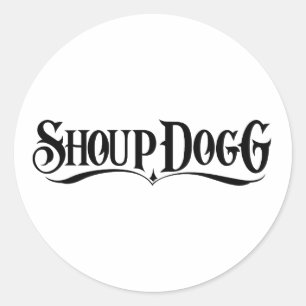 Sticker Rond Stick Shoup Dogg