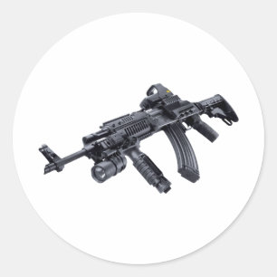 Sticker Rond Stick tactique AK-47 de l'EOTech contre le fusil d