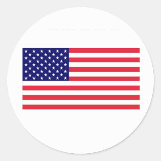 Sticker Rond Sticker_USA