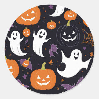 Sticker Rond "Stickers Halloween unique pour ajouter une touche