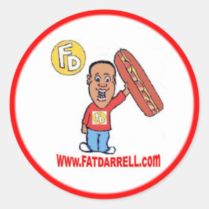 Sticker Rond Stickers-logo FD1