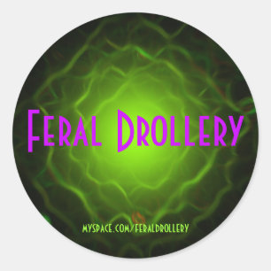 Sticker Rond Sticky de chien FD