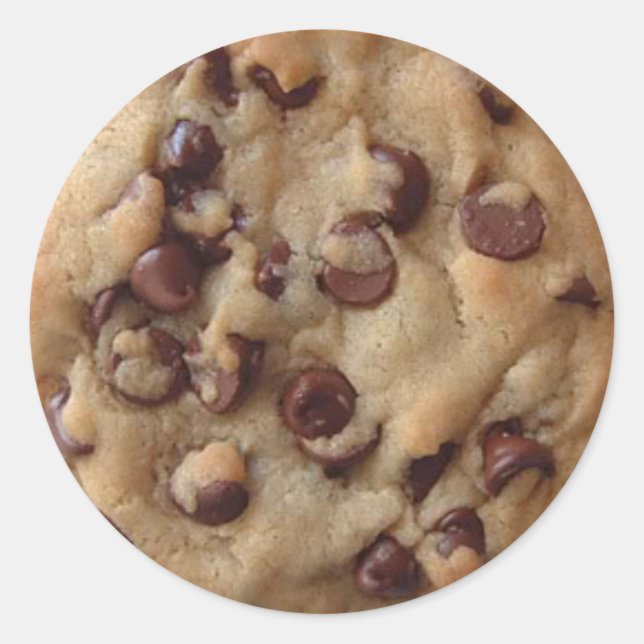 Sticker Rond Sticule rond Cookie Chip Chocolate (Devant)