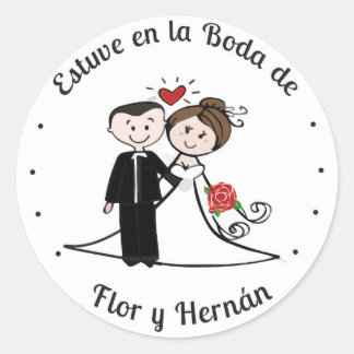 Sticker Rond Stikers Mariage