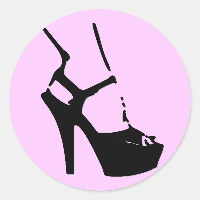 Sticker Rond Stiletto (Devant)