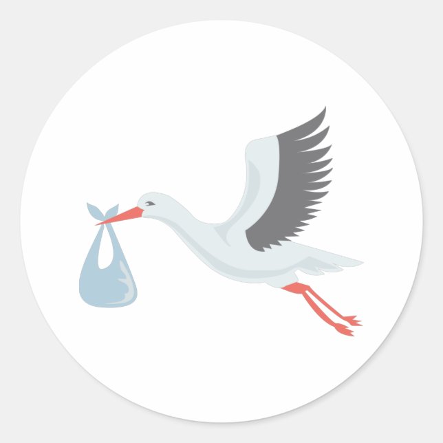 Sticker Rond Stocker La Livraison (Devant)