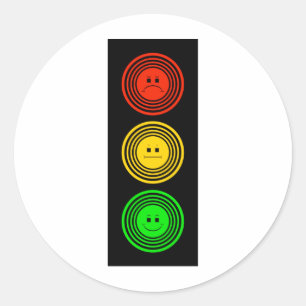 Sticker Rond Stoplight à sonnette
