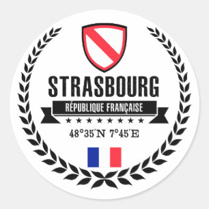 Sticker Rond Strasbourg