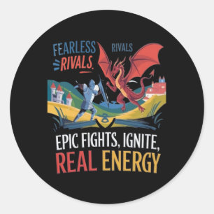 Sticker Rond Stratégie gagnante