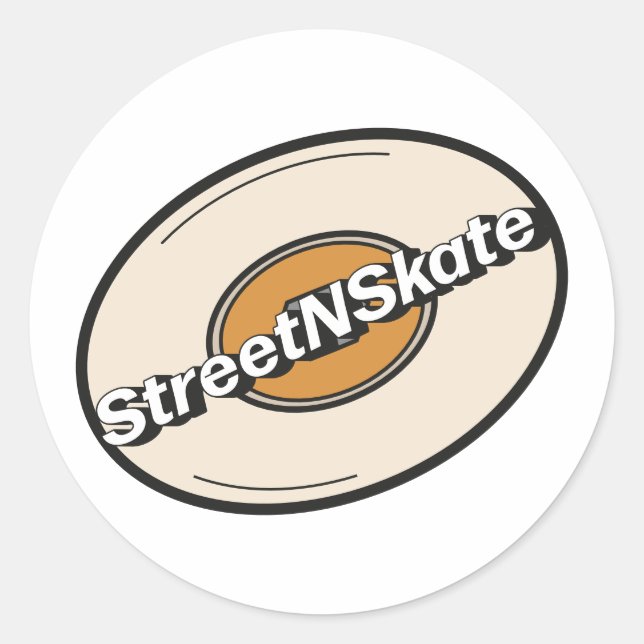 Sticker Rond StreetNSkate (Devant)