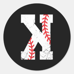 Sticker Rond Strikeout K
