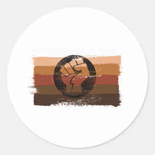 STICKER ROND STRIPES BIPOQUES PEINTES ET POIDS