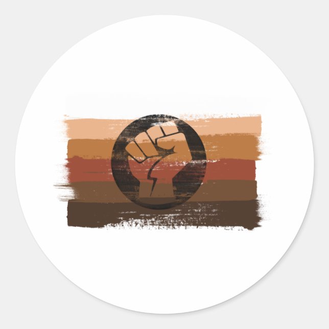 STICKER ROND STRIPES BIPOQUES PEINTES ET POIDS (Devant)