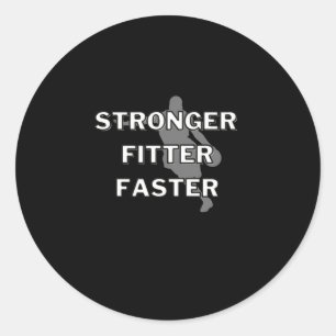 Sticker Rond Stronge de basket