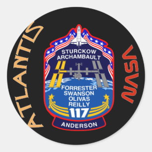 Sticker Rond STS 117 Atlantique