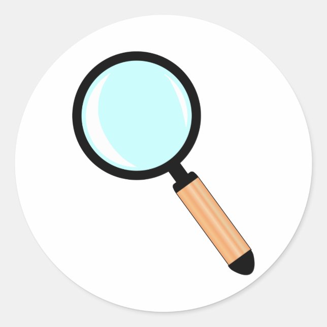 Sticker Rond Style de dessin (Devant)