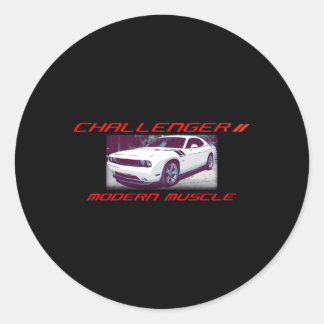 Sticker Rond Style Dodge Challenger Rt Coon