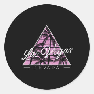 Sticker Rond Style Nevada Las Vegas