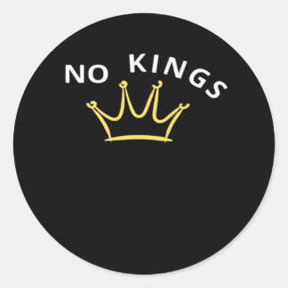 Sticker Rond Style Rétro Cool Classique Sans Rois