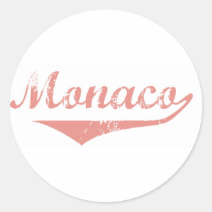 Sticker Rond Style Révolution Monaco