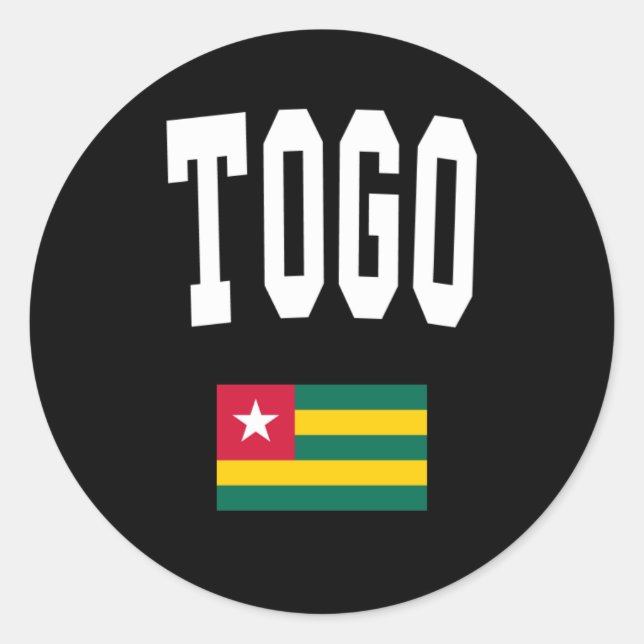 Sticker Rond Style Togo (Devant)