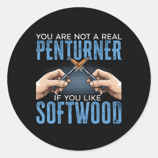 Sticker Rond Stylo Tourner Lathe Travail Boiserie Fabrication D