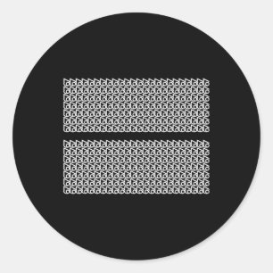 Sticker Rond Subtil 67 Six Seven Brainrot _3