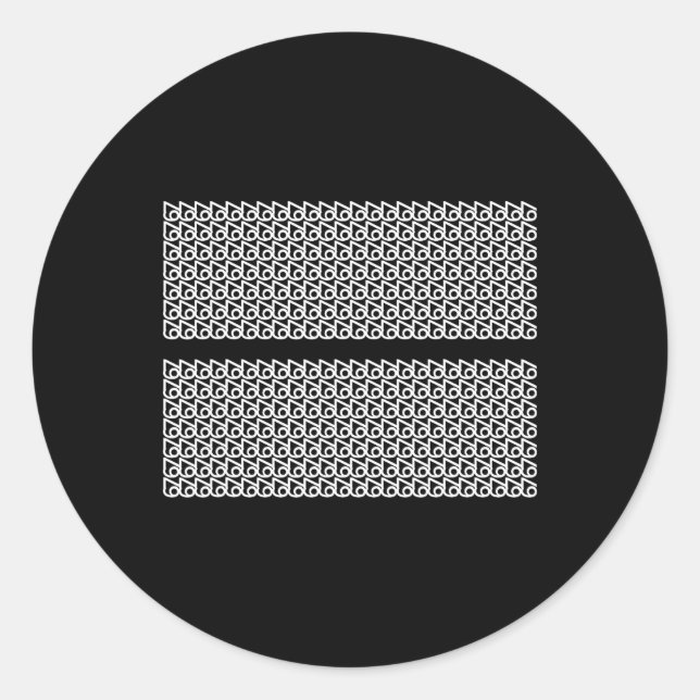 Sticker Rond Subtle 67 Six Seven Brainrot _3  (Devant)