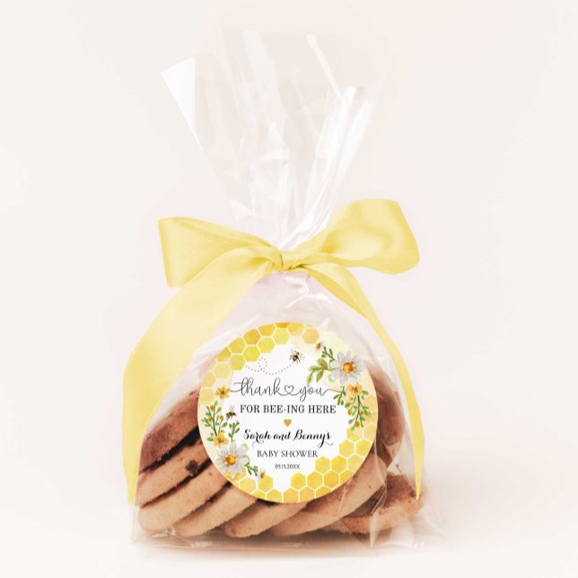 Sticker Rond Sucré comme peut Merci Miel Baby shower Favoriser (Créateur téléchargé)