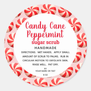 Sticker Rond Sucre de canne Peppermenthe do-it-yourself sucre