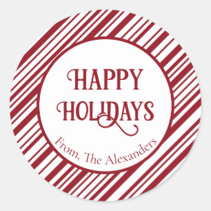 Sticker Rond Sucre de canne Vacances triées