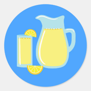 Sticker Rond Sucrée Lemonade