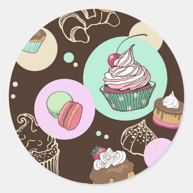 Sticker Rond Sucres (Devant)