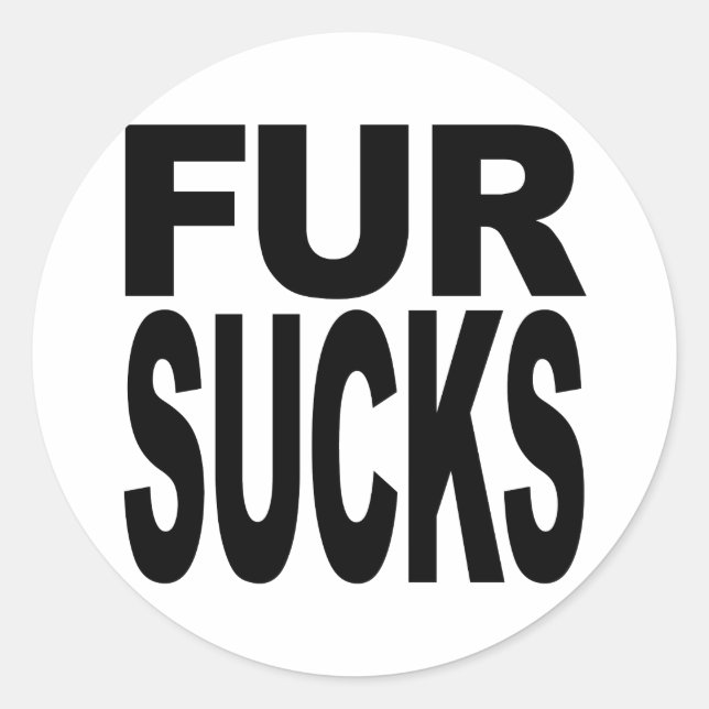 Sticker Rond Sucres de fourrure (Devant)