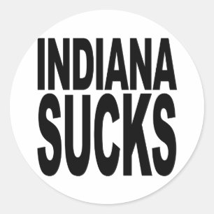 Sticker Rond Sucres d'Indiana