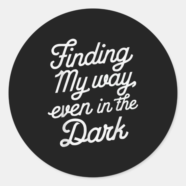 Sticker Rond Suicide Awareness Depression Anxiety Mental Health (Devant)