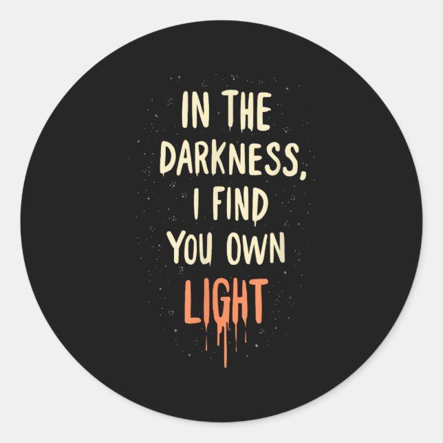 Sticker Rond Suicide Awareness Depression Anxiety Mental Health (Devant)