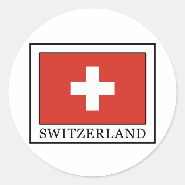 Sticker Rond Suisse (Devant)