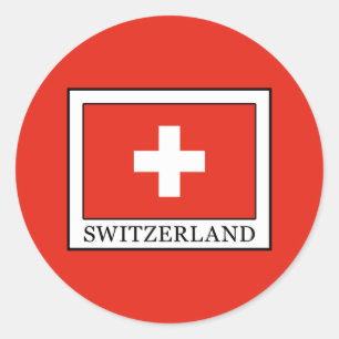 Sticker Rond Suisse